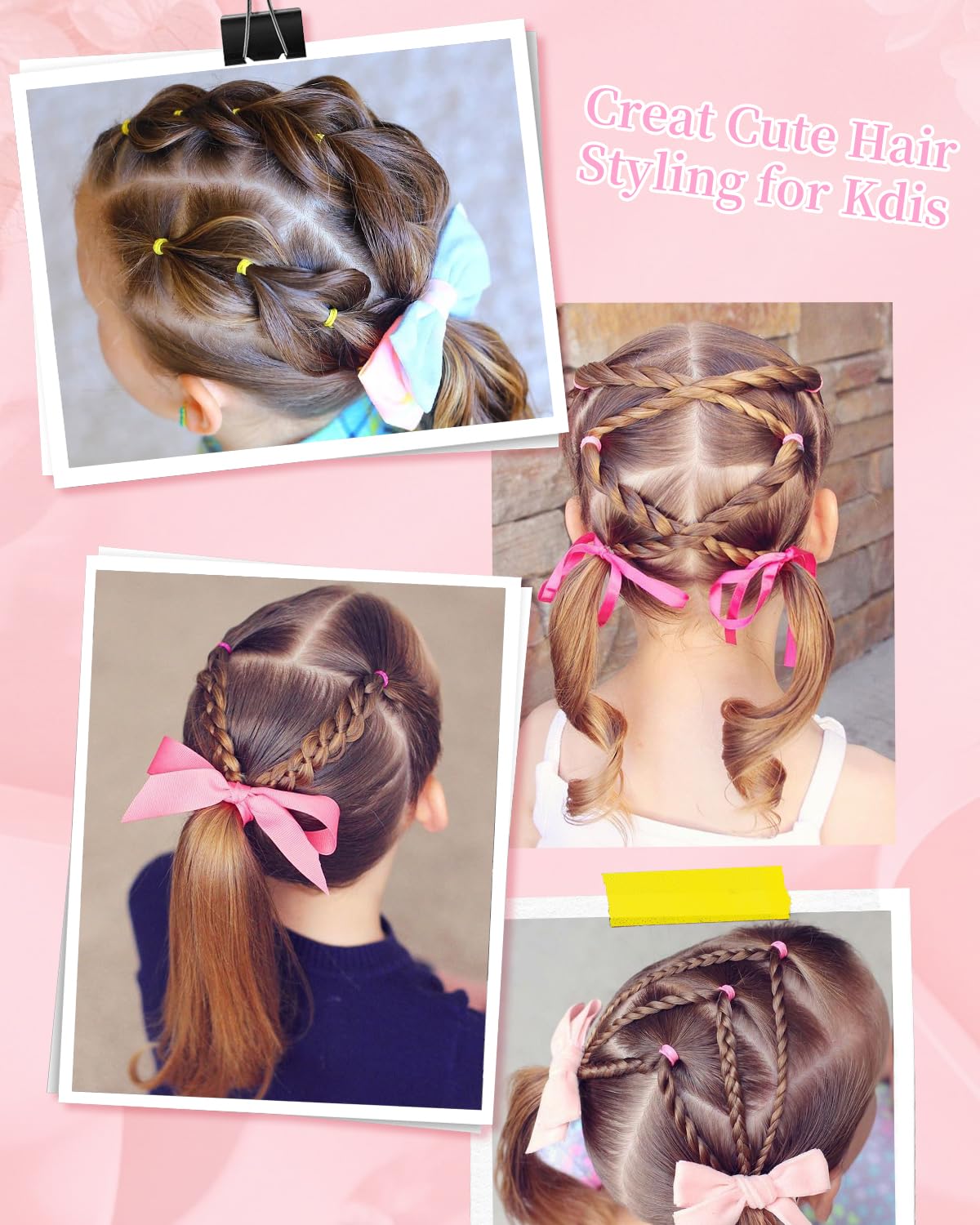 Slick Back Hair Brush & Hair Wax Stick Set - Tames Frizz & Smooths Flyaways - Sleek Ponytails, Buns, Edges - Styling Cream/Gel/Balm/Pomade Stick for Women - Styling Accessories for Girls & Kids