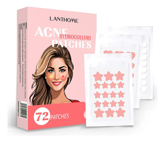 Invisible Star-Shaped Hydrocolloid Patch for A